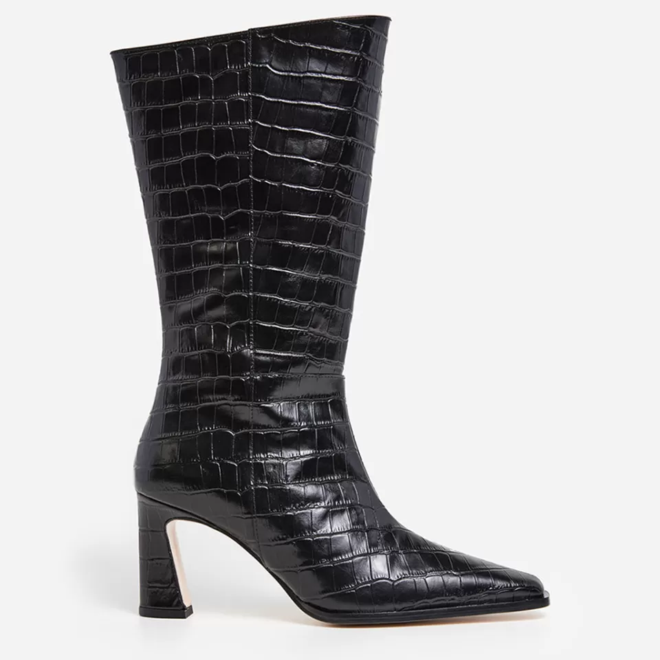 Flattered Ava Leather Croco