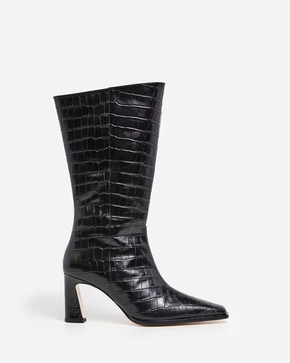 Flattered Ava Leather Croco
