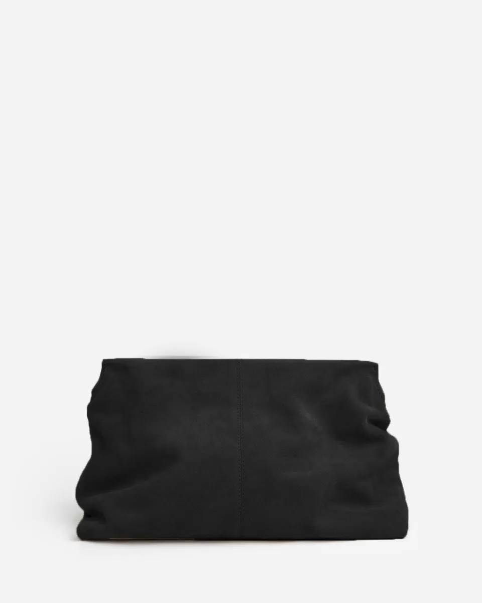 Flattered Clay Clutch Suede