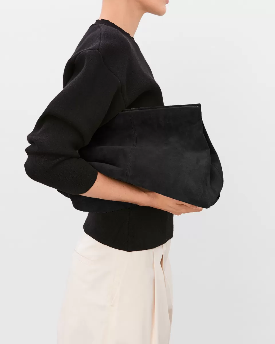 Flattered Clay Clutch Suede