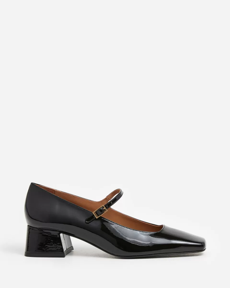 Flattered Evan Leather Black