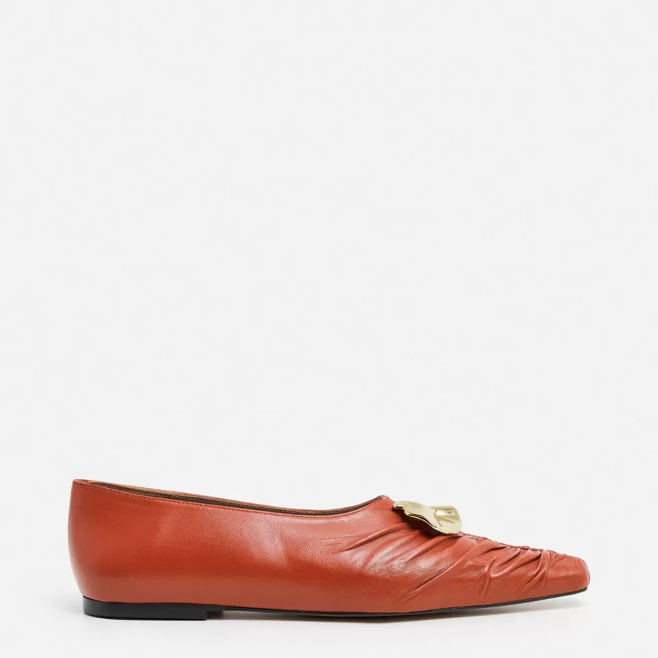 Flattered Florence Leather Red