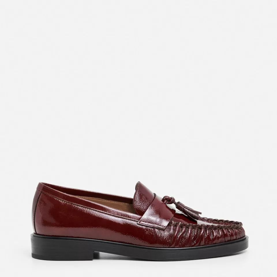 Flattered Sigrid Leather Brick Red